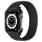 Weave Replacement Wrist Strap Watchbands with Frame For Apple Watch Series 6 & SE & 5 & 4 40mm / 3 & 2 & 1 38mm - DealBuddy