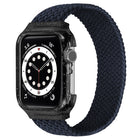 Weave Replacement Wrist Strap Watchbands with Frame For Apple Watch Series 6 & SE & 5 & 4 40mm / 3 & 2 & 1 38mm, 128mm, 135mm, 140mm, 145mm, 150mm, 155mm - DealBuddy