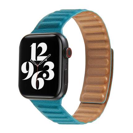 Loop Leather Watchband For Apple Watch Series 6 & SE & 5 & 4 40mm / 3 & 2 & 1 38mm, For Apple Watch Series 7 41mm / 6 & SE & 5 & 4 40mm / 3 & 2 & 1 38mm