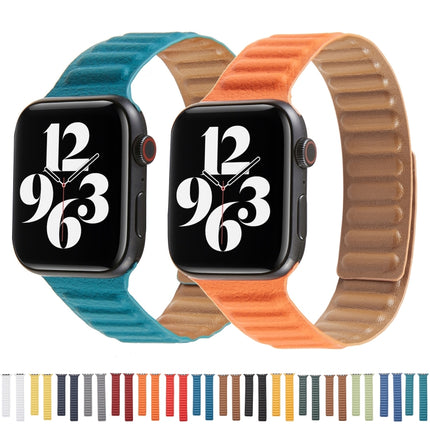 Loop Leather Watchband For Apple Watch Series 6 & SE & 5 & 4 40mm / 3 & 2 & 1 38mm - DealBuddy