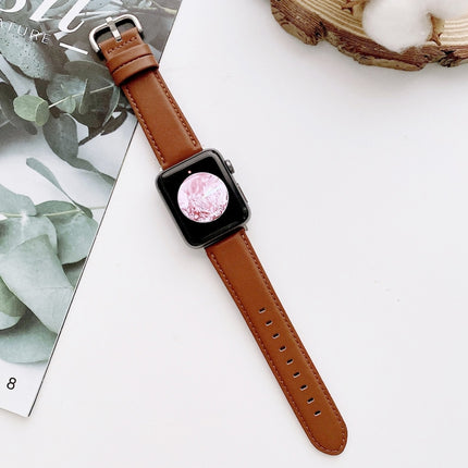 D Character Buckle Smooth Texture Replacement Watchbands For Apple Watch Series 6 & SE & 5 & 4 44mm / 3 & 2 & 1 42mm - DealBuddy