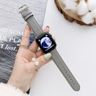 D Character Buckle Smooth Texture Replacement Watchbands For Apple Watch Series 6 & SE & 5 & 4 44mm / 3 & 2 & 1 42mm - DealBuddy