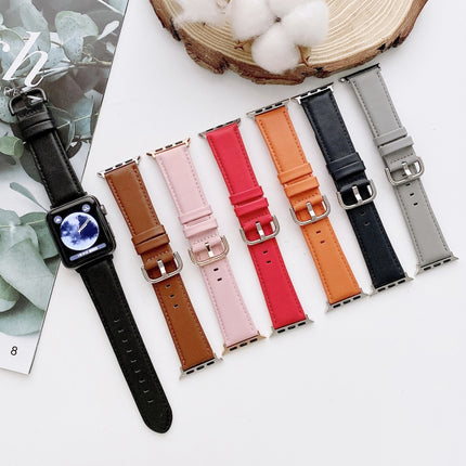 D Character Buckle Smooth Texture Replacement Watchbands For Apple Watch Series 6 & SE & 5 & 4 44mm / 3 & 2 & 1 42mm - DealBuddy