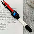 For Apple Watch 44mm/42mm(Black+Red+White) / Black+Red+White