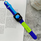 For Apple Watch 44mm/42mm(Dark Blue + Light Blue + Fluorescent Green) / Dark Blue + Light Blue + Fluorescent Green