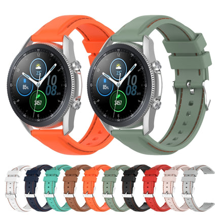 22mm Silicone Replacement Strap Watchband, For Samsung Galaxy Watch 3 45mm / Gear S3 - DealBuddy