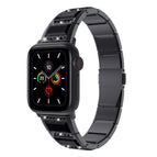 For Apple Watch Ultra 49mm / Series 8&7 45mm / SE 2&6&SE&5&4 44mm / 3&2&1 42mm / Black+Black