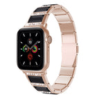 For Apple Watch Ultra 49mm / Series 8&7 45mm / SE 2&6&SE&5&4 44mm / 3&2&1 42mm / Gold+Black