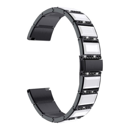 Stainless Steel Diamond Encrusted Replacement Watchbands, For Samsung Galaxy Watch 42mm, For Samsung Galaxy Watch 46mm, For Samsung Galaxy Watch 3 45mm, For Samsung Galaxy Watch Active2 44mm / Watch Active2 40mm / Watch Active                          ... - DealBuddy
