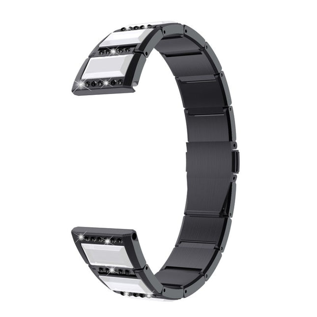 Stainless Steel Diamond Encrusted Replacement Watchbands, For Samsung Galaxy Watch 42mm, For Samsung Galaxy Watch 46mm, For Samsung Galaxy Watch 3 45mm, For Samsung Galaxy Watch Active2 44mm / Watch Active2 40mm / Watch Active                          ... - DealBuddy