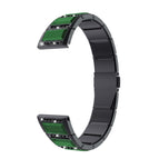 For Samsung Galaxy Watch 46mm / Black+Green