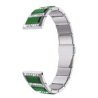 For Samsung Galaxy Watch 46mm / Silver+Green