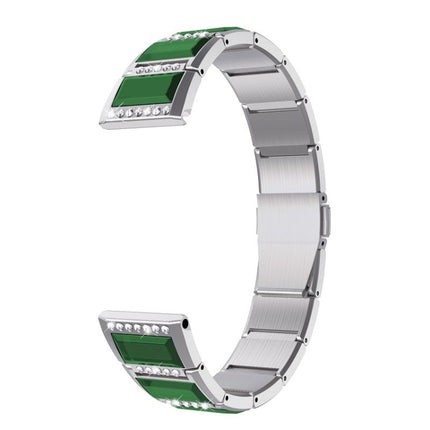 Stainless Steel Diamond Encrusted Replacement Watchbands, For Samsung Galaxy Watch 42mm, For Samsung Galaxy Watch 46mm, For Samsung Galaxy Watch 3 45mm, For Samsung Galaxy Watch Active2 44mm / Watch Active2 40mm / Watch Active                          ... - DealBuddy