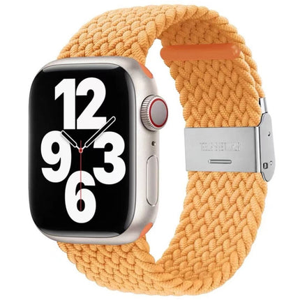 Braided + Stainless Steel Replacement Watchbands For Apple Watch Series 6 & SE & 5 & 4 40mm / 3 & 2 & 1 38mm, For Apple Watch Series 8&7 41mm / SE 2&6&SE&5&4 40mm / 3&2&1 38mm, For Apple Watch Series 7 41mm / 6 & SE & 5 & 4 40mm                        ...