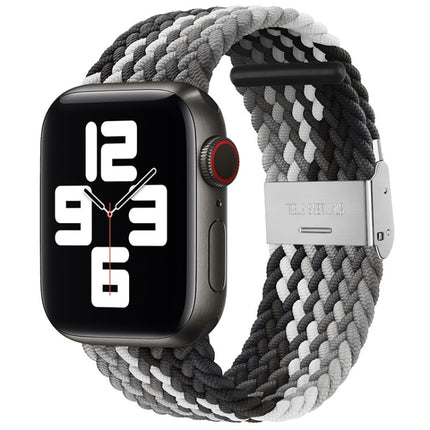 Braided + Stainless Steel Replacement Watchbands For Apple Watch Series 6 & SE & 5 & 4 44mm / 3 & 2 & 1 42mm - DealBuddy