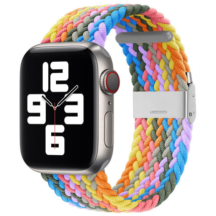 Braided + Stainless Steel Replacement Watchbands For Apple Watch Series 6 & SE & 5 & 4 44mm / 3 & 2 & 1 42mm - DealBuddy