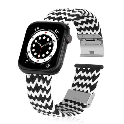 Braided + Stainless Steel Replacement Watchbands For Apple Watch Series 6 & SE & 5 & 4 44mm / 3 & 2 & 1 42mm - DealBuddy