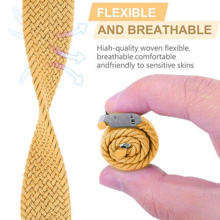 Braided + Stainless Steel Replacement Watchbands For Apple Watch Series 6 & SE & 5 & 4 44mm / 3 & 2 & 1 42mm - DealBuddy