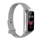 For Samsung Galaxy Fit SM-R370 Silicone Glossy Nail Button Replacement Strap Watchband - DealBuddy