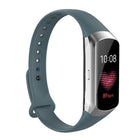 For Samsung Galaxy Fit SM-R370 Silicone Glossy Nail Button Replacement Strap Watchband - DealBuddy
