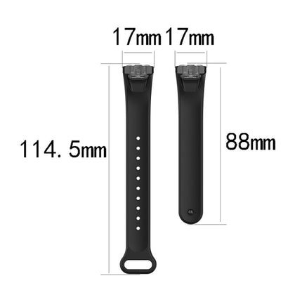 For Samsung Galaxy Fit SM-R370 Silicone Glossy Nail Button Replacement Strap Watchband - DealBuddy