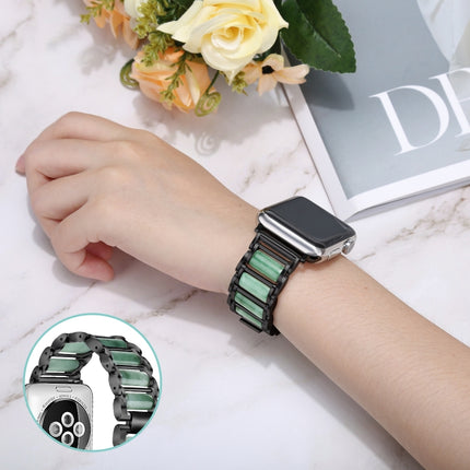 Emerald Stainless Steel Watch Strap, For Apple Watch Ultra 49mm / Series 8&7 45mm / SE 2&6&SE&5&4 44mm / 3&2&1 42mm, For Apple Watch Series 8&7 41mm / SE 2&6&SE&5&4 40mm / 3&2&1 38mm, For Apple Watch Series 7 41mm / 6 & SE & 5 & 4 40mm / 3 & 2 & 1 38mm - DealBuddy