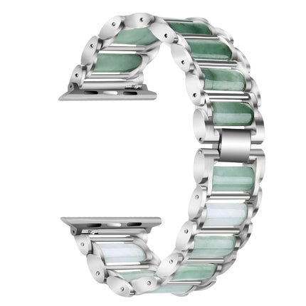 Emerald Stainless Steel Watch Strap, For Apple Watch Ultra 49mm / Series 8&7 45mm / SE 2&6&SE&5&4 44mm / 3&2&1 42mm, For Apple Watch Series 8&7 41mm / SE 2&6&SE&5&4 40mm / 3&2&1 38mm, For Apple Watch Series 7 41mm / 6 & SE & 5 & 4 40mm / 3 & 2 & 1 38mm - DealBuddy
