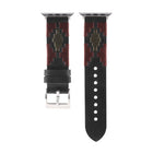 Woven Contrast Leather Strap, For Apple Watch Ultra 49mm / Series 8&7 45mm / SE 2&6&SE&5&4 44mm / 3&2&1 42mm, For Apple Watch Series 8&7 41mm / SE 2&6&SE&5&4 40mm / 3&2&1 38mm - DealBuddy