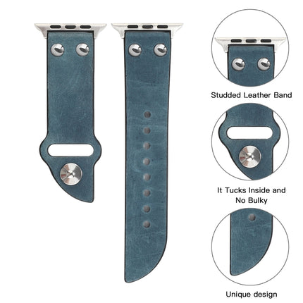Leather Knife Strap, For Apple Watch Ultra 49mm / Series 8&7 45mm / SE 2&6&SE&5&4 44mm / 3&2&1 42mm, For Apple Watch Series 8&7 41mm / SE 2&6&SE&5&4 40mm / 3&2&1 38mm - DealBuddy