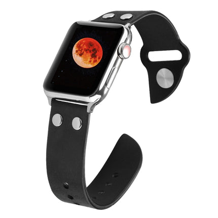 Leather Knife Strap, For Apple Watch Ultra 49mm / Series 8&7 45mm / SE 2&6&SE&5&4 44mm / 3&2&1 42mm, For Apple Watch Series 8&7 41mm / SE 2&6&SE&5&4 40mm / 3&2&1 38mm - DealBuddy