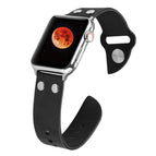 For Apple Watch Series 8&7 41mm / SE 2&6&SE&5&4 40mm / 3&2&1 38mm / Black