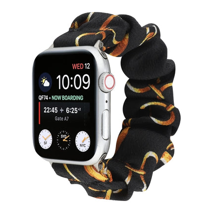 Fabric Hair Ring Replacement Strap Watchband For, Apple Watch Series 8&7 45mm / SE 2&6&SE&5&4 44mm / 3&2&1 42mm, Apple Watch Series 8&7 41mm / SE 2&6&SE&5&4 40mm / 3&2&1 38mm - DealBuddy