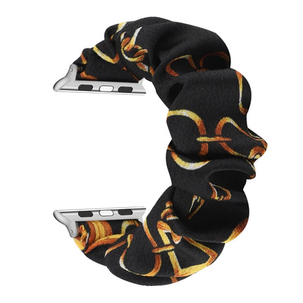Fabric Hair Ring Replacement Strap Watchband For, Apple Watch Series 8&7 45mm / SE 2&6&SE&5&4 44mm / 3&2&1 42mm, Apple Watch Series 8&7 41mm / SE 2&6&SE&5&4 40mm / 3&2&1 38mm - DealBuddy