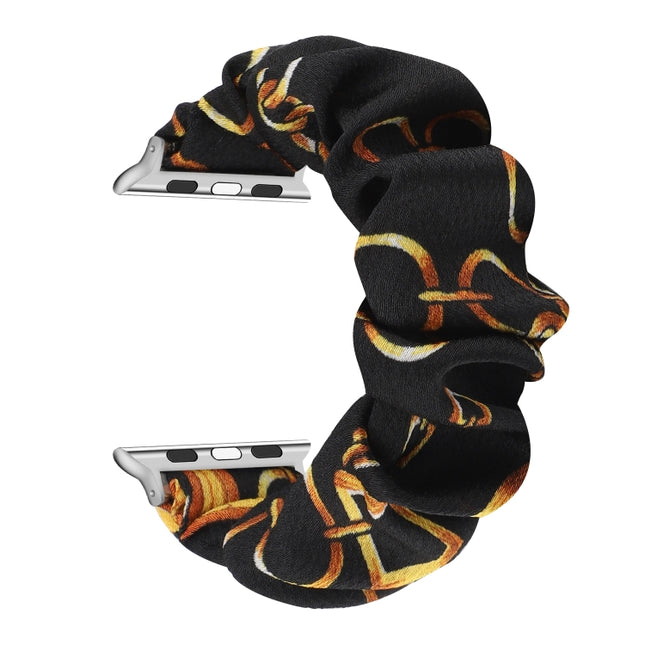 Fabric Hair Ring Replacement Strap Watchband For, Apple Watch Series 8&7 45mm / SE 2&6&SE&5&4 44mm / 3&2&1 42mm, Apple Watch Series 8&7 41mm / SE 2&6&SE&5&4 40mm / 3&2&1 38mm - DealBuddy