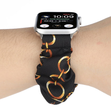 Fabric Hair Ring Replacement Strap Watchband For, Apple Watch Series 8&7 45mm / SE 2&6&SE&5&4 44mm / 3&2&1 42mm, Apple Watch Series 8&7 41mm / SE 2&6&SE&5&4 40mm / 3&2&1 38mm - DealBuddy