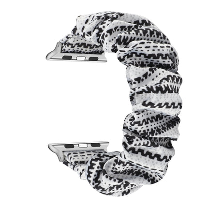 Fabric Hair Ring Replacement Strap Watchband For, Apple Watch Series 8&7 45mm / SE 2&6&SE&5&4 44mm / 3&2&1 42mm, Apple Watch Series 8&7 41mm / SE 2&6&SE&5&4 40mm / 3&2&1 38mm - DealBuddy