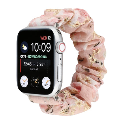 Fabric Hair Ring Replacement Strap Watchband, For Apple Watch Ultra 49mm / Series 8&7 45mm / SE 2&6&SE&5&4 44mm / 3&2&1 42mm, For Apple Watch Series 8&7 41mm / SE 2&6&SE&5&4 40mm / 3&2&1 38mm - DealBuddy