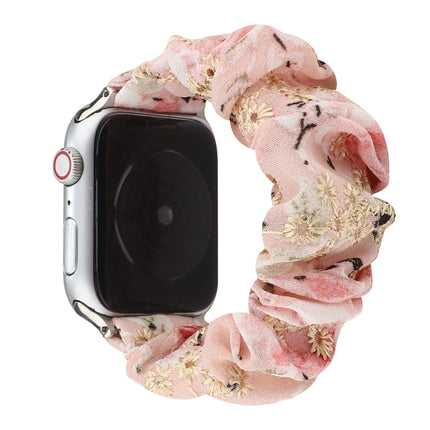 Fabric Hair Ring Replacement Strap Watchband, For Apple Watch Ultra 49mm / Series 8&7 45mm / SE 2&6&SE&5&4 44mm / 3&2&1 42mm, For Apple Watch Series 8&7 41mm / SE 2&6&SE&5&4 40mm / 3&2&1 38mm - DealBuddy