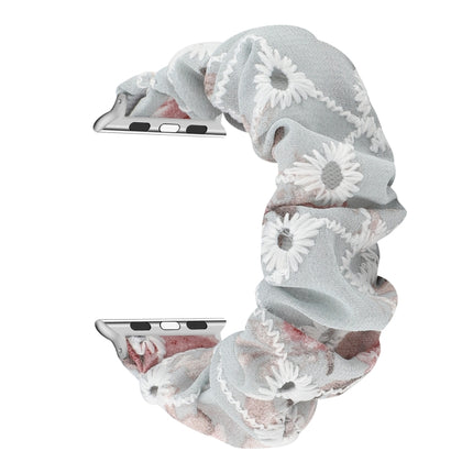 Fabric Hair Ring Replacement Strap Watchband, For Apple Watch Ultra 49mm / Series 8&7 45mm / SE 2&6&SE&5&4 44mm / 3&2&1 42mm, For Apple Watch Series 8&7 41mm / SE 2&6&SE&5&4 40mm / 3&2&1 38mm - DealBuddy