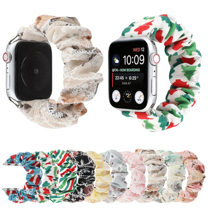 Fabric Hair Ring Replacement Strap Watchband, For Apple Watch Ultra 49mm / Series 8&7 45mm / SE 2&6&SE&5&4 44mm / 3&2&1 42mm, For Apple Watch Series 8&7 41mm / SE 2&6&SE&5&4 40mm / 3&2&1 38mm - DealBuddy