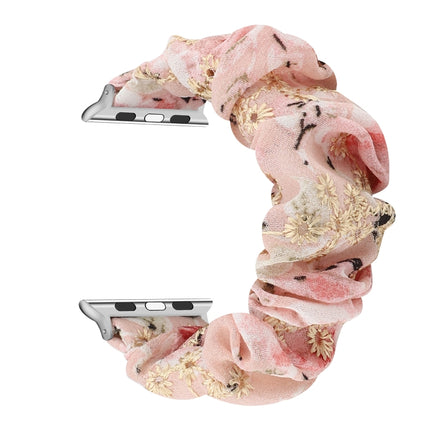 Fabric Hair Ring Replacement Strap Watchband, For Apple Watch Ultra 49mm / Series 8&7 45mm / SE 2&6&SE&5&4 44mm / 3&2&1 42mm, For Apple Watch Series 8&7 41mm / SE 2&6&SE&5&4 40mm / 3&2&1 38mm - DealBuddy