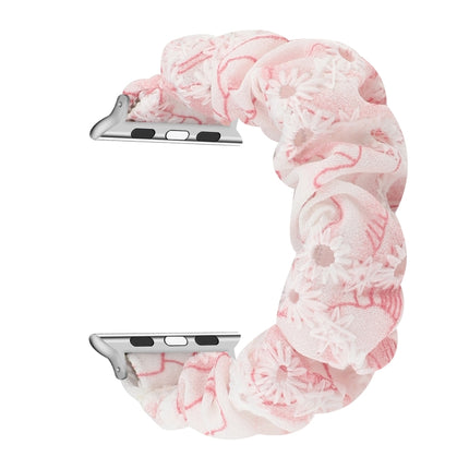 Fabric Hair Ring Replacement Strap Watchband, For Apple Watch Ultra 49mm / Series 8&7 45mm / SE 2&6&SE&5&4 44mm / 3&2&1 42mm, For Apple Watch Series 8&7 41mm / SE 2&6&SE&5&4 40mm / 3&2&1 38mm - DealBuddy