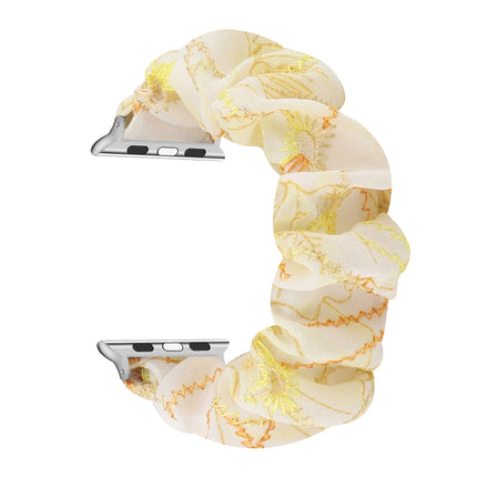 Fabric Hair Ring Replacement Strap Watchband, For Apple Watch Ultra 49mm / Series 8&7 45mm / SE 2&6&SE&5&4 44mm / 3&2&1 42mm, For Apple Watch Series 8&7 41mm / SE 2&6&SE&5&4 40mm / 3&2&1 38mm - DealBuddy