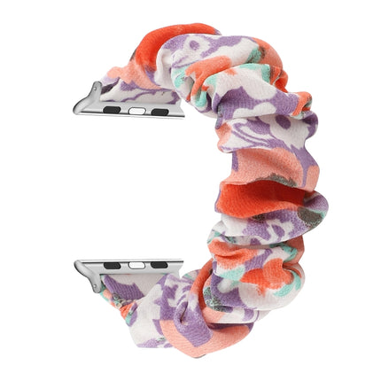 Fabric Hair Ring Replacement Strap Watchband, For Apple Watch Ultra 49mm / Series 8&7 45mm / SE 2&6&SE&5&4 44mm / 3&2&1 42mm, For Apple Watch Series 8&7 41mm / SE 2&6&SE&5&4 40mm / 3&2&1 38mm - DealBuddy