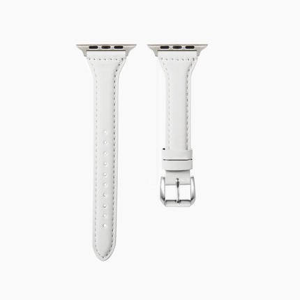 Universal T-shaped Thin Leather Watch Strap, For Apple Watch Series 7 45mm / 6 & SE & 5 & 4 44mm / 3 & 2 & 1 42mm, For Apple Watch Series 7 41mm / 6 & SE & 5 & 4 40mm / 3 & 2 & 1 38mm                                                                     ... - DealBuddy