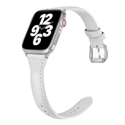 Universal T-shaped Thin Leather Watch Strap, For Apple Watch Series 7 45mm / 6 & SE & 5 & 4 44mm / 3 & 2 & 1 42mm, For Apple Watch Series 7 41mm / 6 & SE & 5 & 4 40mm / 3 & 2 & 1 38mm                                                                     ... - DealBuddy
