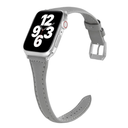 Universal T-shaped Thin Leather Watch Strap, For Apple Watch Series 7 45mm / 6 & SE & 5 & 4 44mm / 3 & 2 & 1 42mm, For Apple Watch Series 7 41mm / 6 & SE & 5 & 4 40mm / 3 & 2 & 1 38mm                                                                     ... - DealBuddy