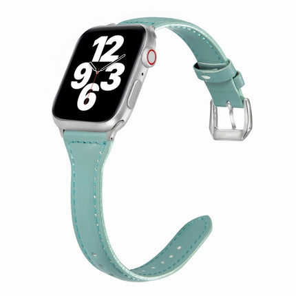 Universal T-shaped Thin Leather Watch Strap, For Apple Watch Series 7 45mm / 6 & SE & 5 & 4 44mm / 3 & 2 & 1 42mm, For Apple Watch Series 7 41mm / 6 & SE & 5 & 4 40mm / 3 & 2 & 1 38mm                                                                     ... - DealBuddy
