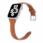 For Apple Watch Series 7 41mm / 6 & SE & 5 & 4 40mm / 3 & 2 & 1 38mm / Dark Brown