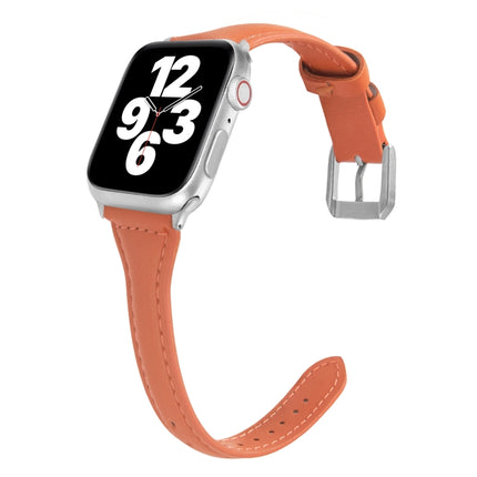 Universal T-shaped Thin Leather Watch Strap, For Apple Watch Series 7 45mm / 6 & SE & 5 & 4 44mm / 3 & 2 & 1 42mm, For Apple Watch Series 7 41mm / 6 & SE & 5 & 4 40mm / 3 & 2 & 1 38mm                                                                     ... - DealBuddy